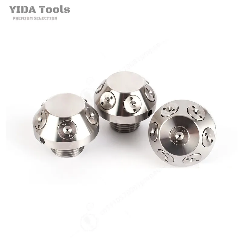 YIDA XSW Open Type High Pressure Water Mist Nozzle, Stainless Steel DN15 Atomizing Nozzle for Fire Suppression Dust Cooling