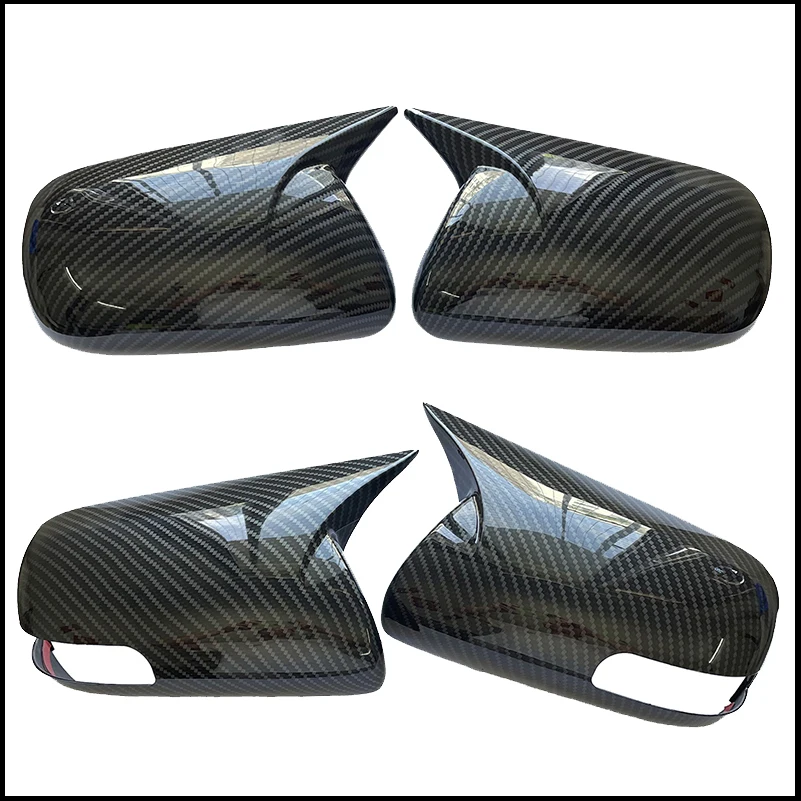 FOR Toyota Mark X X120 2004-2009 REARVIEW MIRROR COVER CAPS STICKER TRIM With Horn Housing Car-styling Auto Parts Accessories view 6