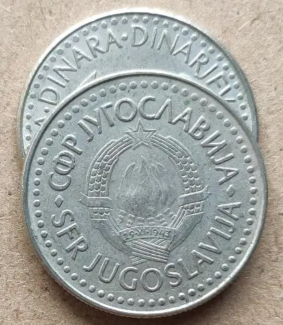 29mm Jugoslavia ,100% Real Genuine Comemorative Coin,Original Collection