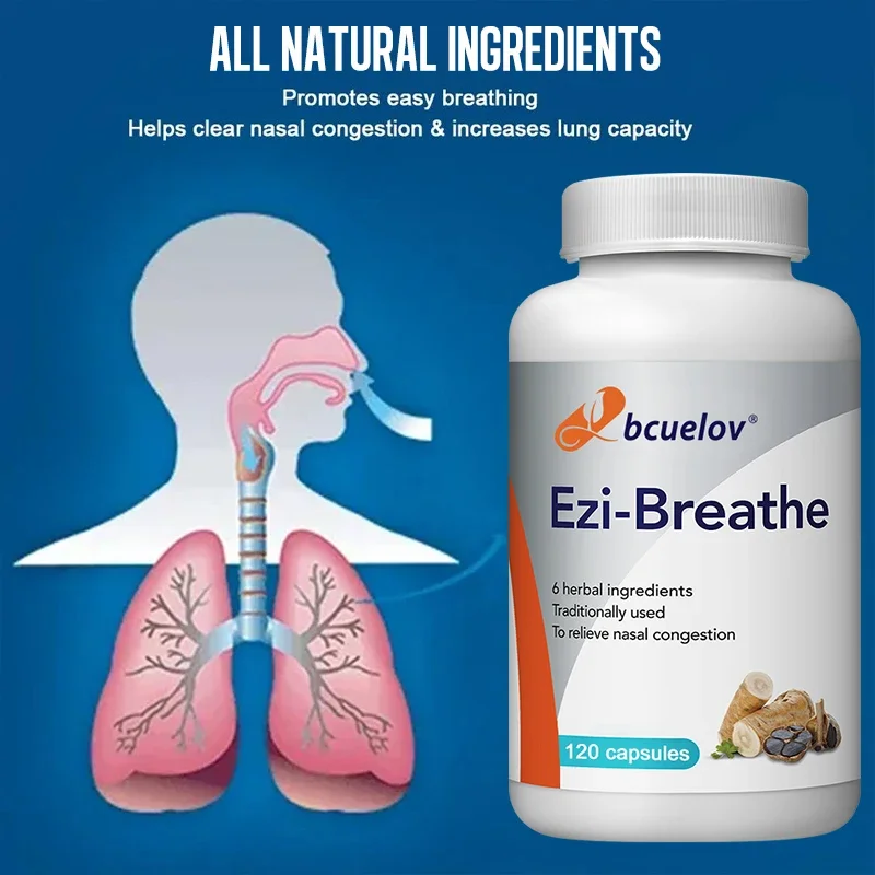 Respiratory Health Supplement - Helps To Thin and Clear Mucus That Blocks The Airways, Relieve Respiratory Infections, Swelling