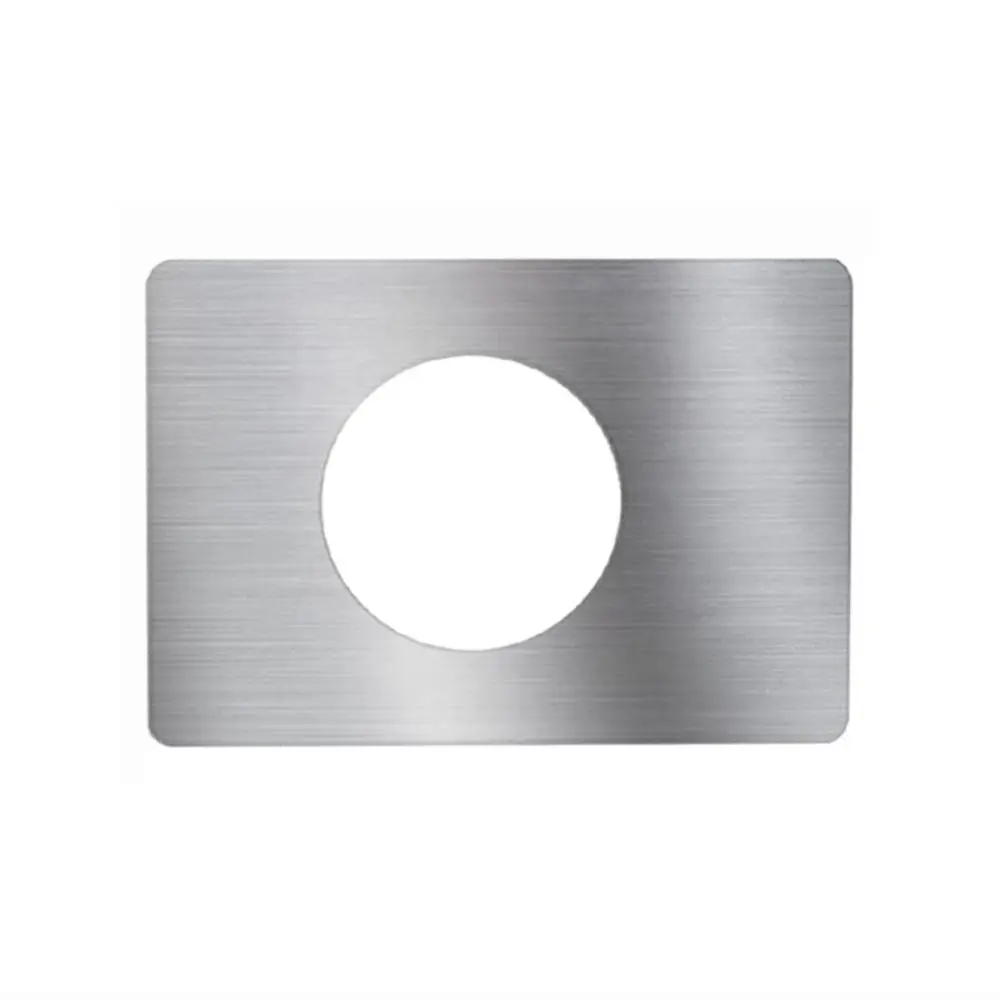 Stainless Steel Door Reinforcement Plate Silver Repair Backplate Door Knobs Fixing Plate Door Hardware Door Handle Fixing Cover