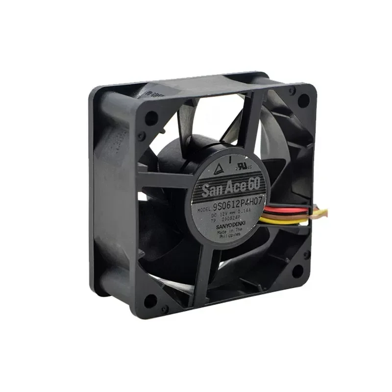 Original Sanyang 9S0612P4H07 6CM 12V 0.14A 6025 Ultra-Quiet Double Ball Cooling Fan for Electronics