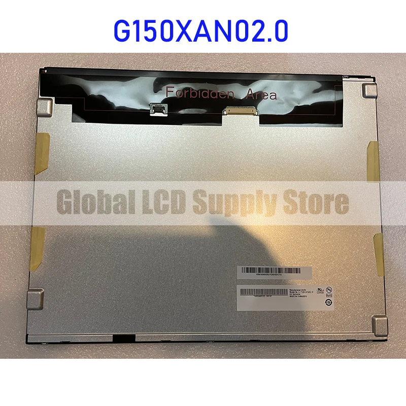 

G150XAN02.0 15.0 Inch 1024*768 TFT LCD Display Screen Panel Original For Auo 20 Pins Brand New 100% Tested