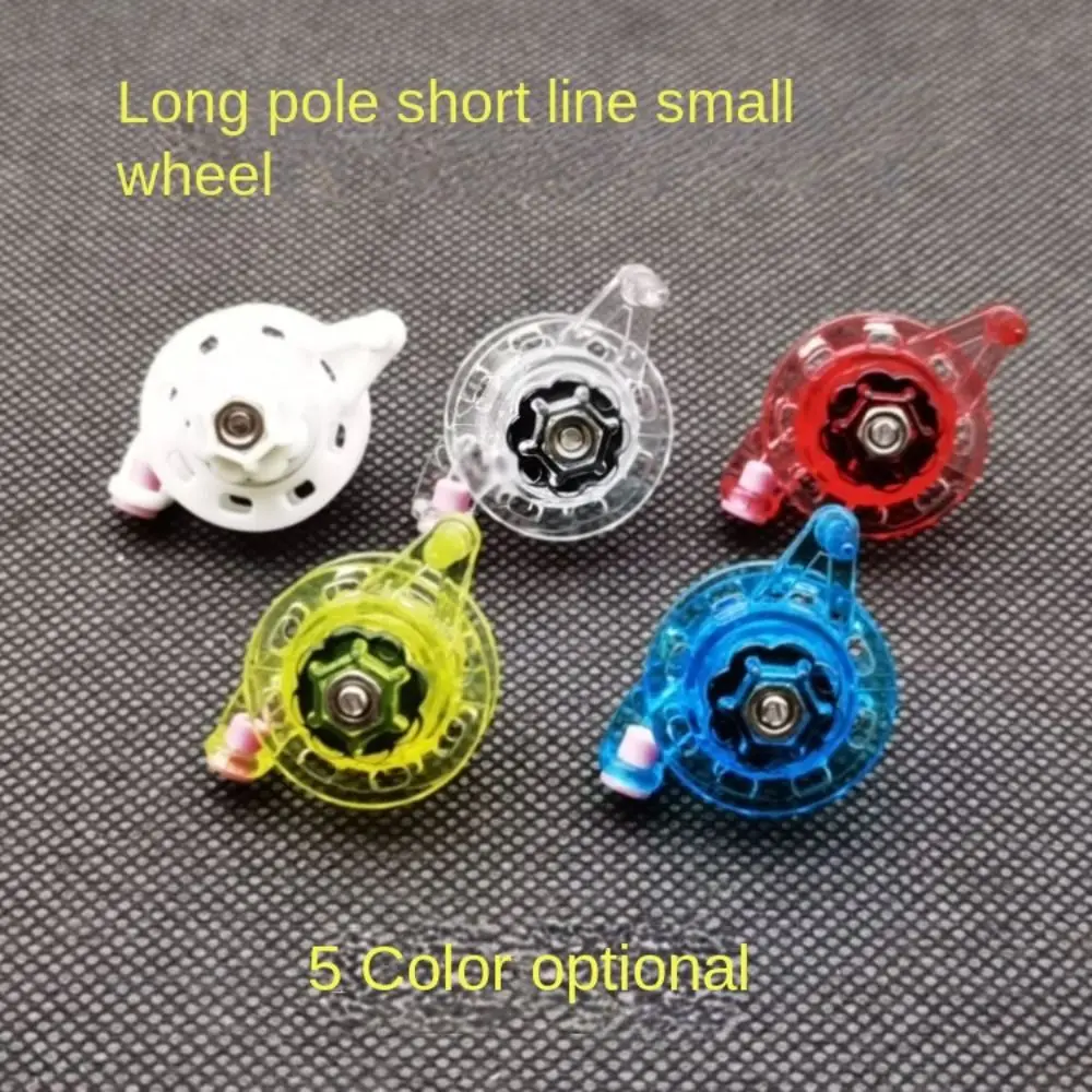 Molen IJsvissen Wiel Plastic Spoel Casting Visserij-reel Gladde handgreep Remmen Aluminiumlegering Metaal Bait casting Rollen