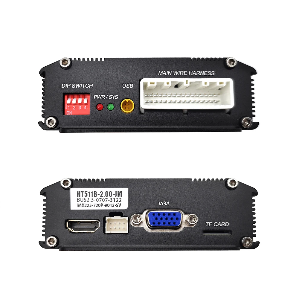 Premium 360° °   Panorama-Nachtsicht-Rückfahrkamera-Kit mit KI-Erkennung und BSD-Alarmsystem für das Auto