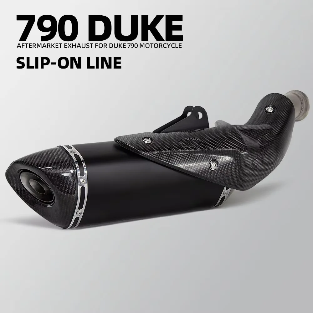 

Motorcycle Exhaust Carbon Muffler with DB Killer Slip on Line For CFMOTO 800NK 800 NK and DUKE790 DUKE 790