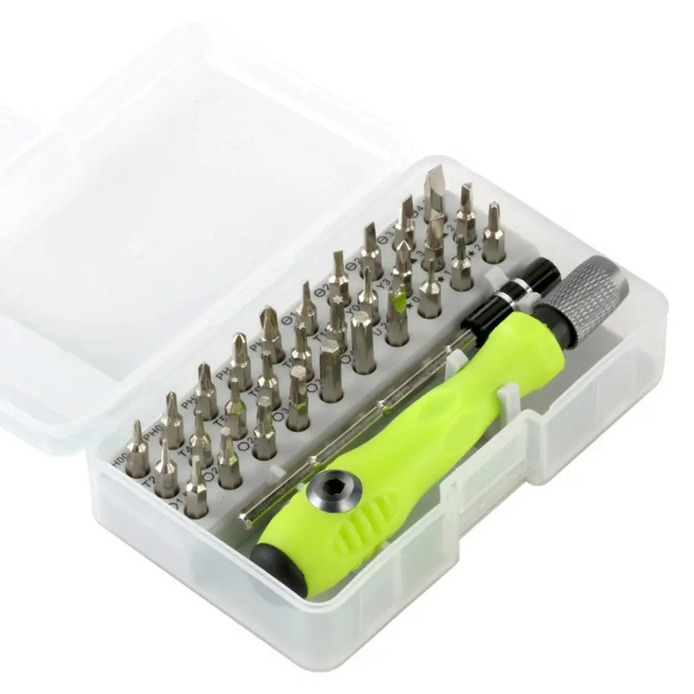 Multi-Purpose Screwdriver Set 32 In 1 Mobile Phone Repair Tool Magnetic Screwdriver Bits Kit For Mobile Phone Tablet