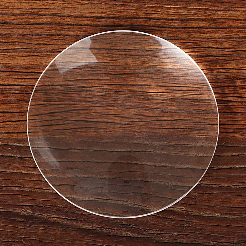 Optical White Glass Double Convex Lens Diameter 30mm10X 36mm8x 40mm8x 50mm6x 110mm5x Magnifier Projector