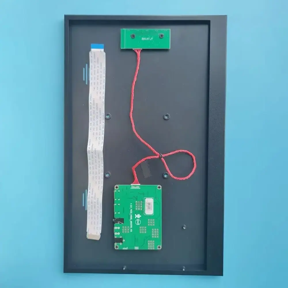 

2 Mini HDMI-compatible kit for B156XW04 15.6" 1366x768 Metal alloy Ultra-thin Panel Back cover case box + EDP Controller board