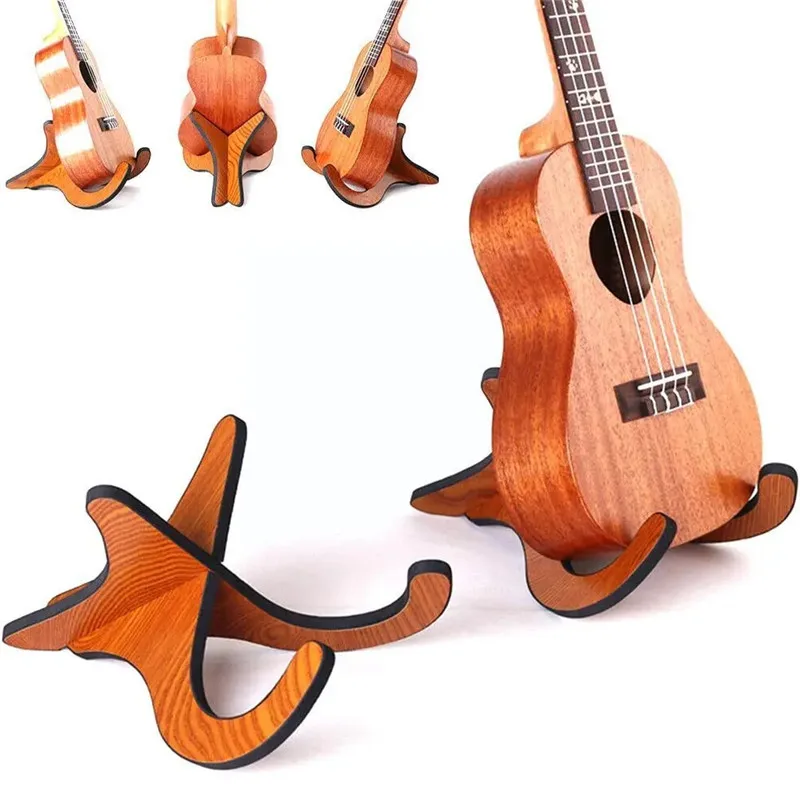 Supporto per Ukulele portatile supporto per Ukulele per chitarra supporto per accessori per Mini Guitarra in legno espositore per strumenti con