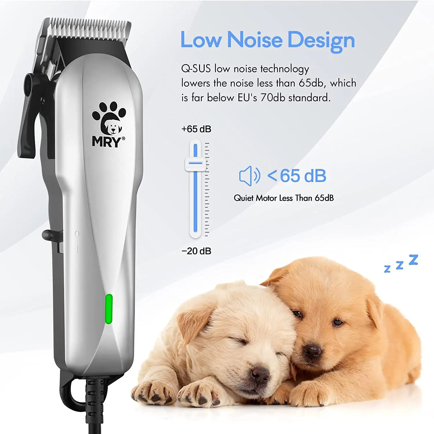 

Dog Hair Clipper Professional Hair Cutting Machine Pet Hair Trimmer 7000RPM High Power Grooming Haircut Machine for Dogs