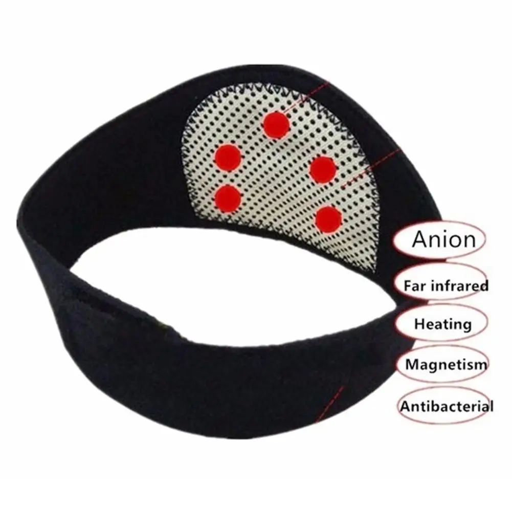 Nekriem Toermalijn Zelfverhitting Magnetische Therapie Nek Ruggenwervel Zorg Gordel Verlichting Pijn Cervicale Wrap Brace Protect K8u4