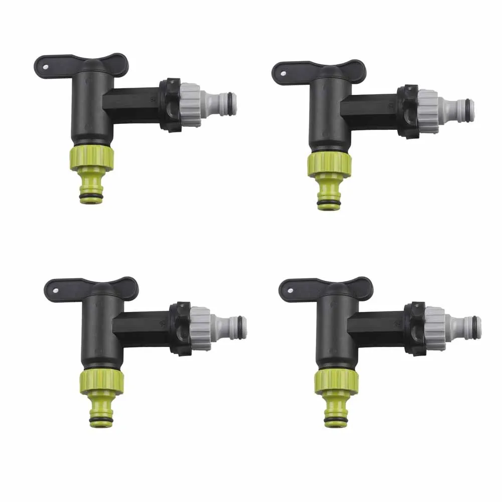 3/4 inch Straight Thread Plastic Quick Connect Valve for Water Storage and Distribution in Garden and Farm Settings