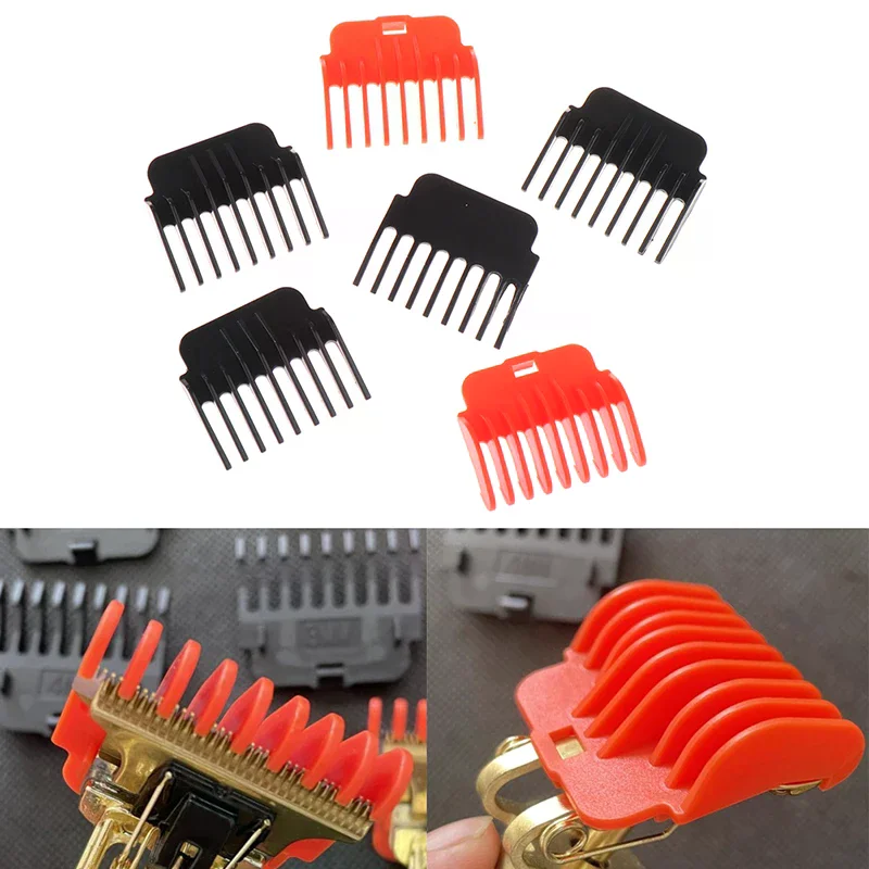 1 Set T9 1.5/ 2/ 3/ 4/ 6/ 9mm Hair Clipper Guards Guide Combs Trimmer Cutting Guides Styling Tools Attachment Compatible