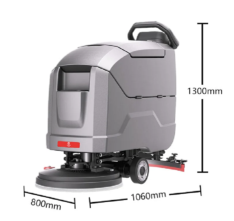 CleanHorse G3 Intelligent Commercial Walk-behind Warehouse Concrete Floor Scrubber And Cleaning Machine