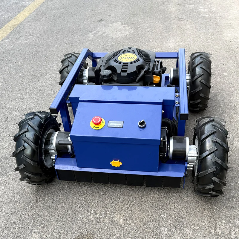 Customized Micro Four-Drive Lawn mower with Remote Control Small Land Mower