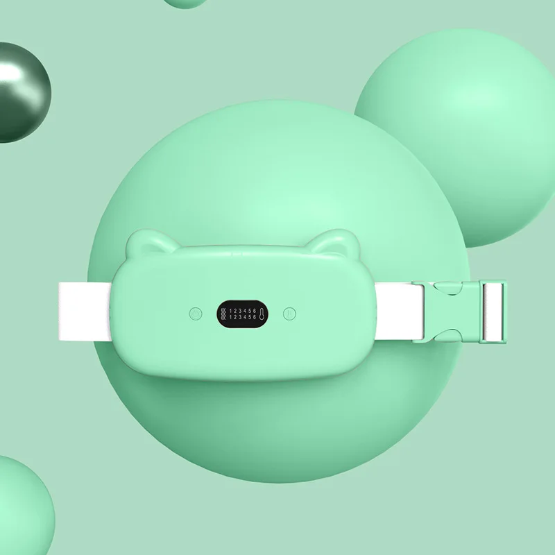 

2Pcs cordless heat release period device abdominal with massager menstrual heating pad for period cramps