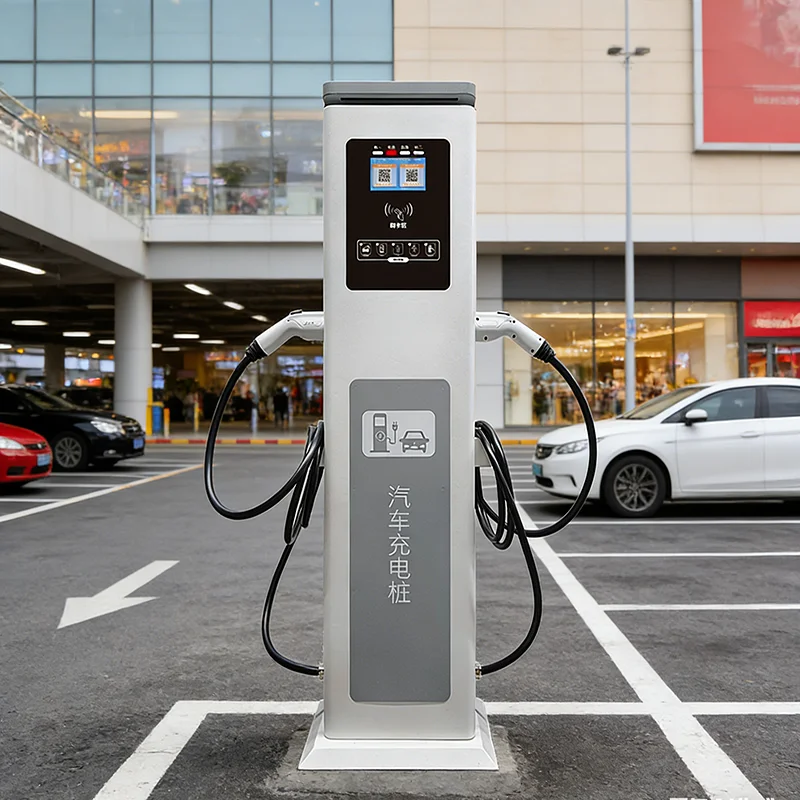 

Customized DC Fast EV Charging Station 60KW CCS2 Chademo Commercial EV Charger with 7 Inch Touch Screen For Public Parking Lot