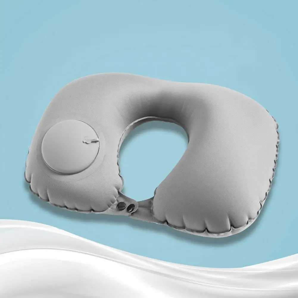 Cushion Pillow  Convenient Breathable Comfortable  Inflatable Neck Cushion Car Rest Pillow Car Accessories