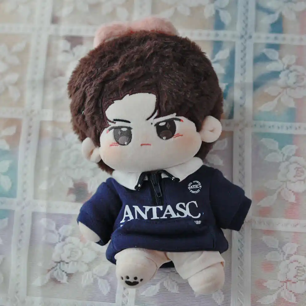 20cm Doll Clothes Idol Star Wang Yibo Xiao Zhan Fashion Costume Suit Stuffed Plushies Plush Doll Accessories Toy For Kids Gifts