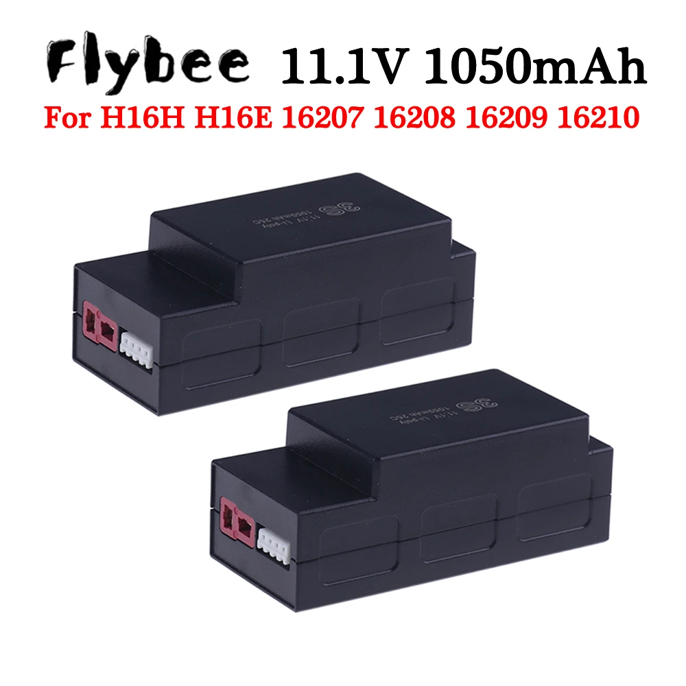 

Off-road Racing Battery For MJX Hyper Go H16H H16E 16207 16208 16209 16210 Brushless 1/16 RC Trucks 11.1V 1050mAh Lipo Battery