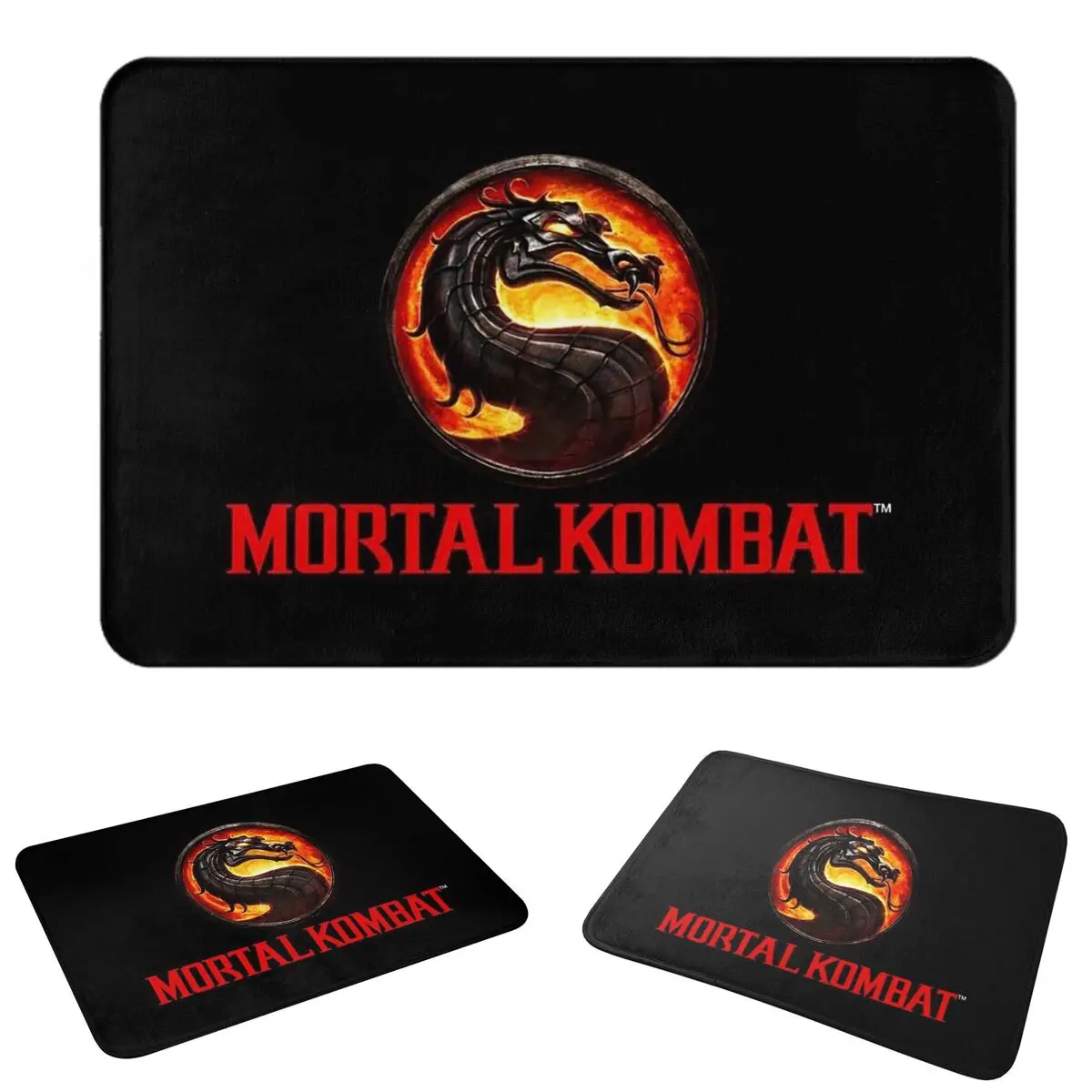 Mortal Kombat Sub Zero Scorpion Fighting Game Anti-slip Doormat Floor Mat Dust-proo Carpet Rug for Kitchen Entrance Home Balcony