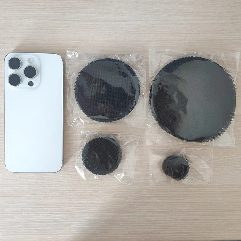 50 قطعة من شاشات تصريف شبكية مستديرة لأواني الزهور، تمنع فقدان التربة، مثالية لبستنة بونساي، والحشية، وشاشات تصريف النباتات