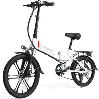 SAMEBIKE 20LVXD30-II Folding Electric Bike 350W 48V 10Ah Lithium Battery 20 inch Mountain E-bike for Adults