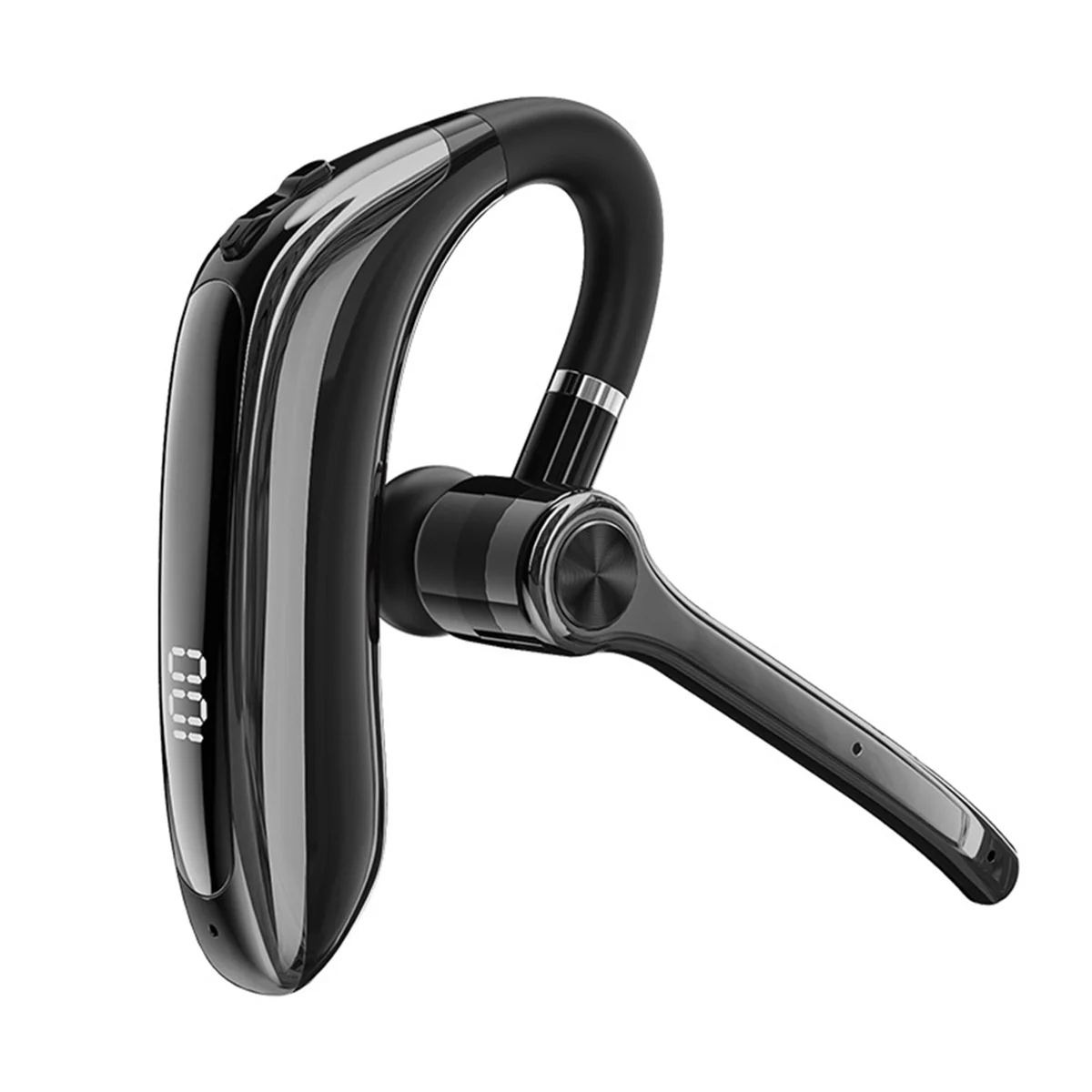 Wireless Headphones with Dual Microphone Bluetooth Earphone ENC Noise Cancelling Headset for Business Driving Black