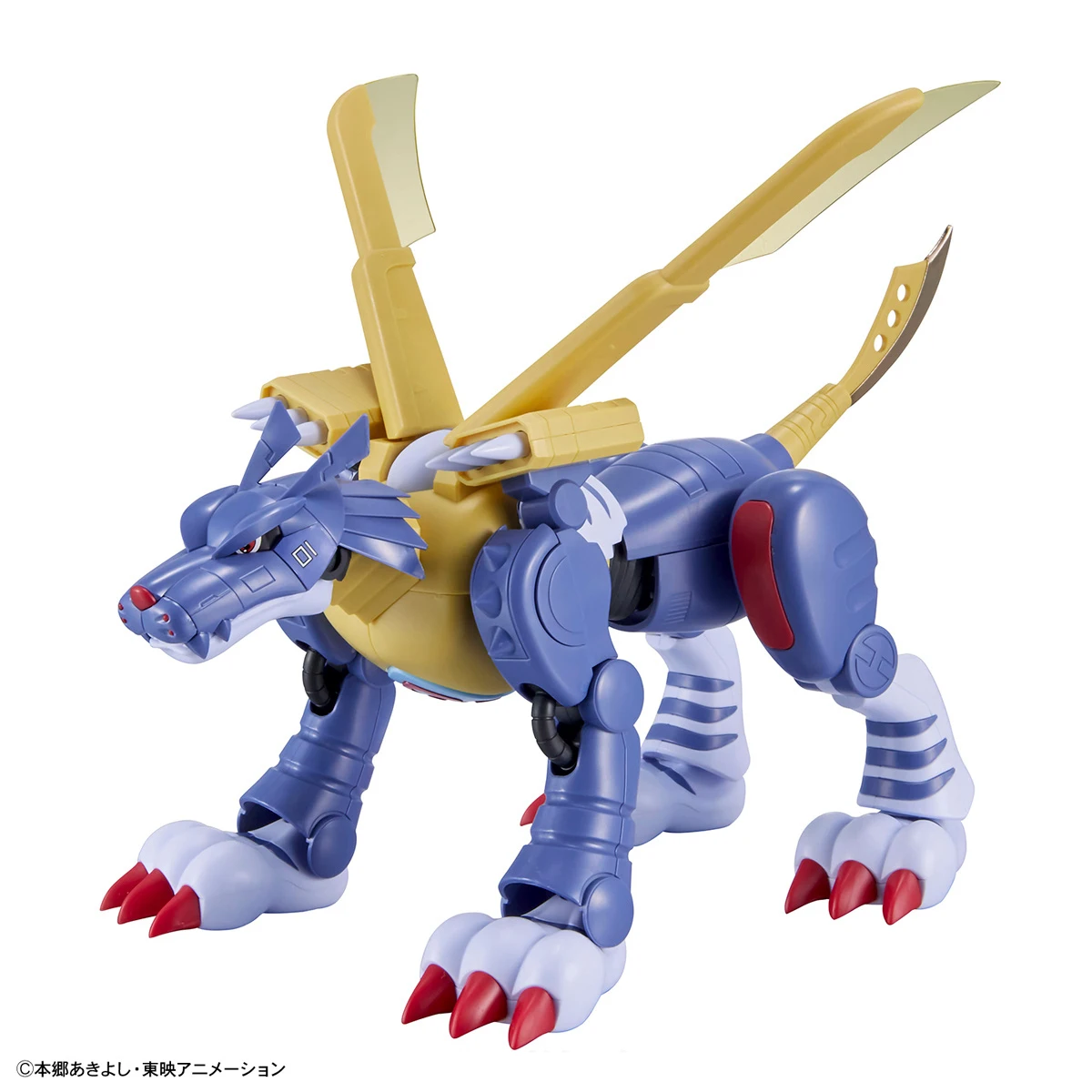 Original Bandai Anime Figures Digital Monster Digimon Adventure Figure-Rise FRS Metal Garurumon TV Version Assembly Model Toys