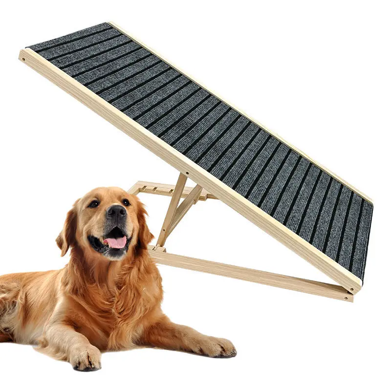 

Adjustable dog ladder, adjustable dog ramp, portable folding pet ramp ladder