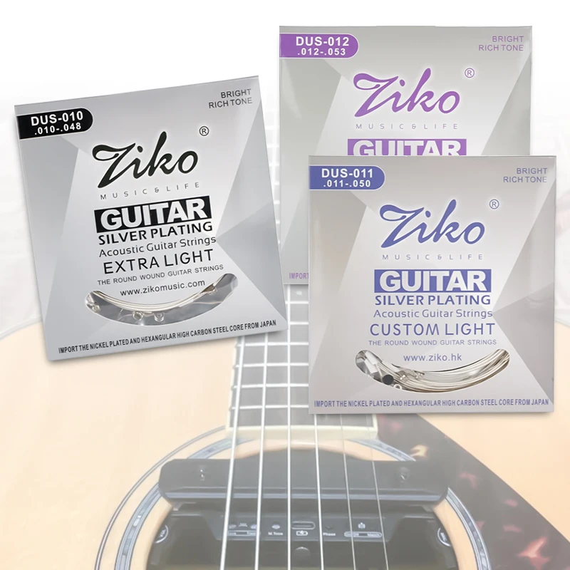 Струны для акустической гитары ZIKO DUS Series