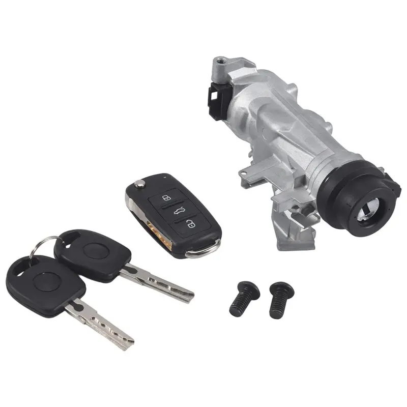 A82M-Ignition Switch Lock Cylinder Assembly 1K0905851B, ILA740 Remote Control For VW Passat 2012-2019 With Lock Cylinder Key