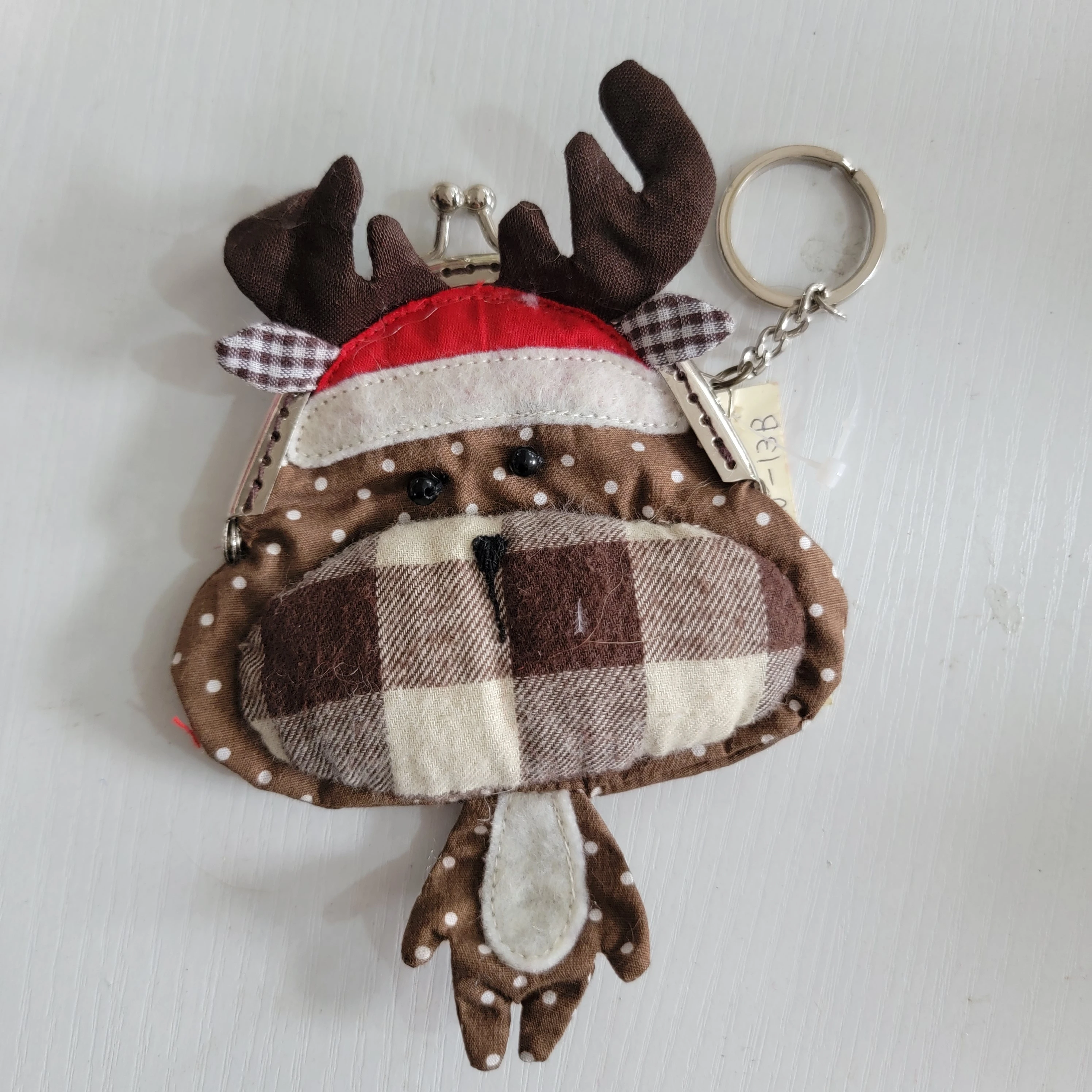 

Lock Coin Purse with Keychain CUT DEER CHRISTMAS DEER AND BEAR SHAPE Lock Wallet with Key Ring GIFTS