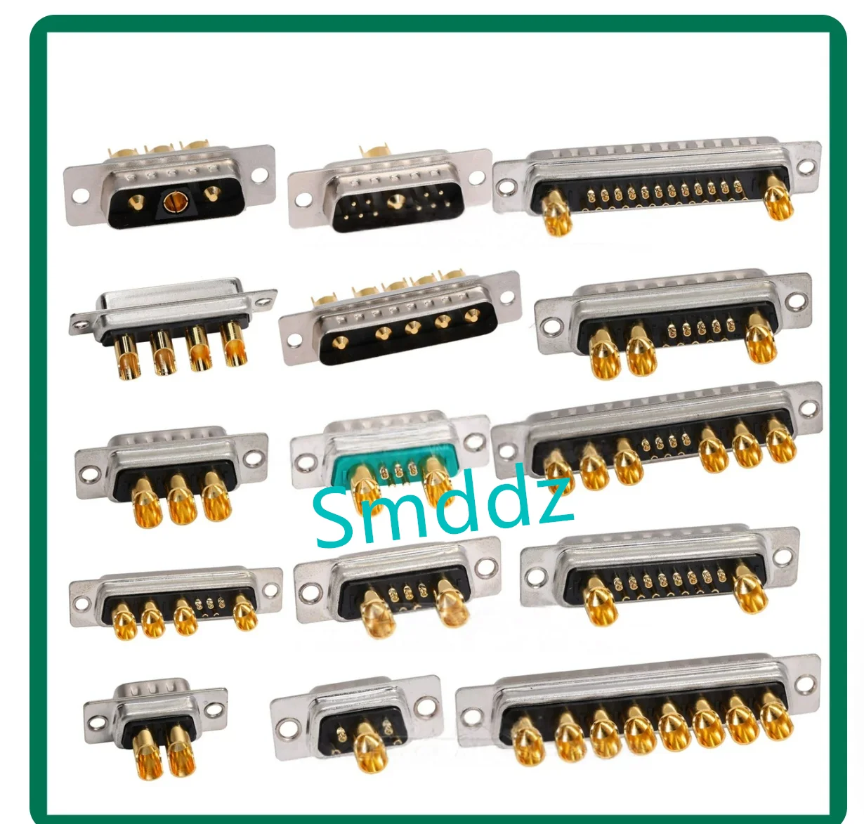 5 pieces, integrated circuits,DB plug 21W4-M male high current connectorD-SUB adapter welding plug socket high-power gold-plated