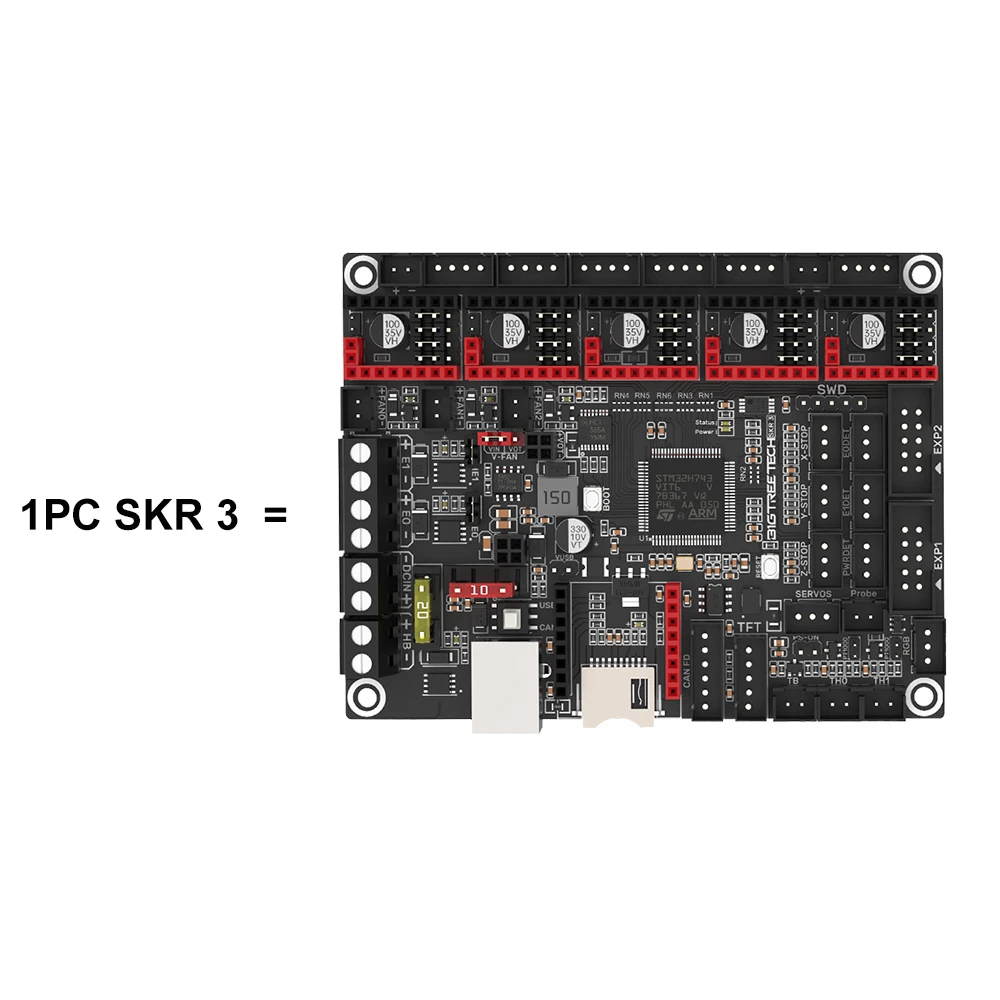 Bigtreetech Btt Skr 3 32bit Control Board Tmc2209 Ez5160 Pro Drive Raspberry Pi Upgrade Skrv1.4 Turbo Moederbord Voor Ender3/5