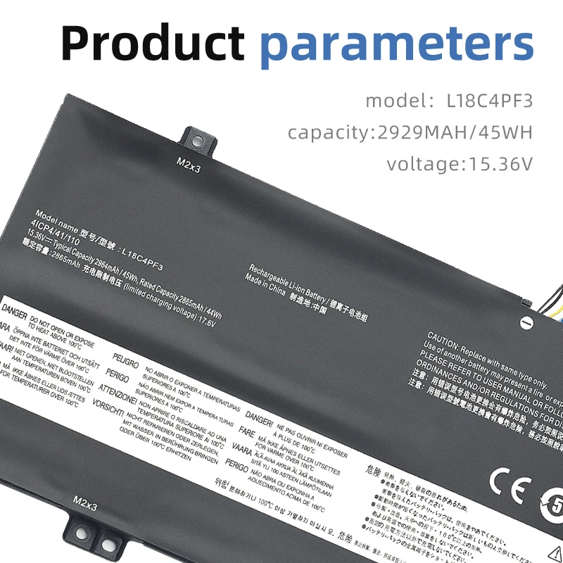 Baterai UNTUK Lenovo IdeaPad C340-14API 14IWL S540-14API IML Flex-14API 11.36V 45WH