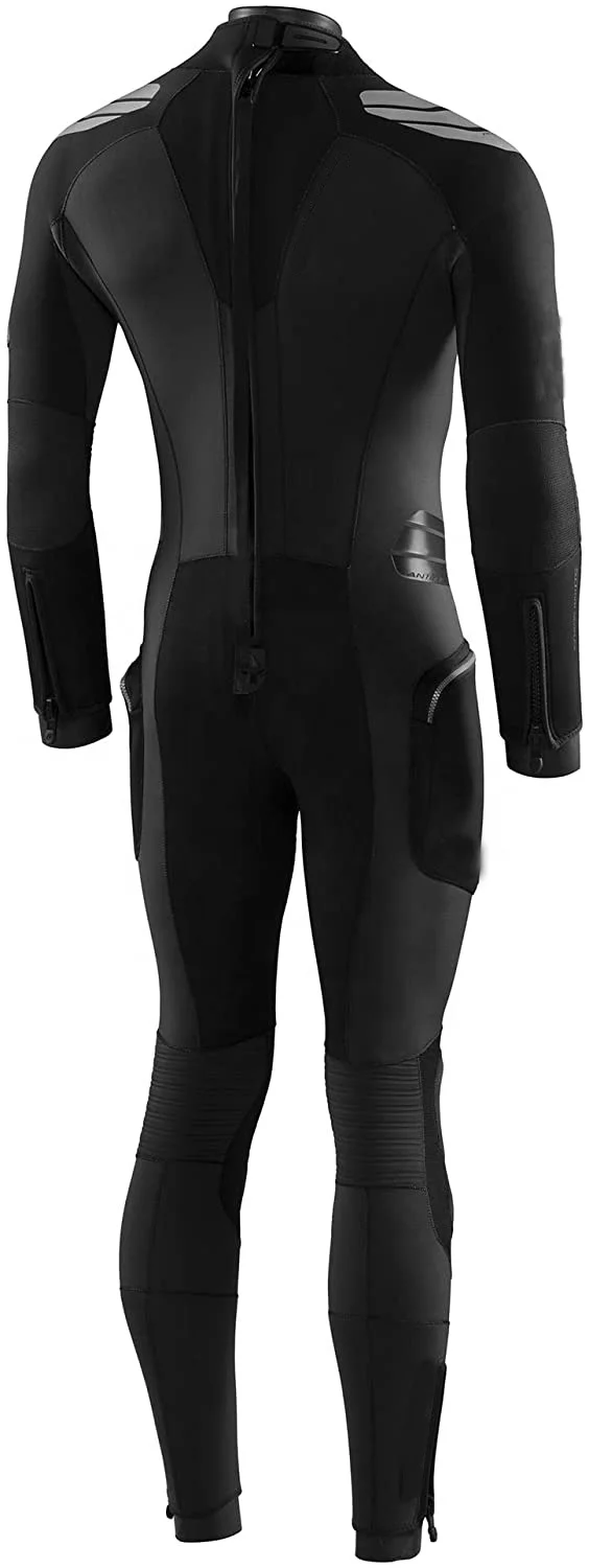 Mens 5mm Front Zip Diving Snorkeling Surfing Swimming Suit Wetsuit