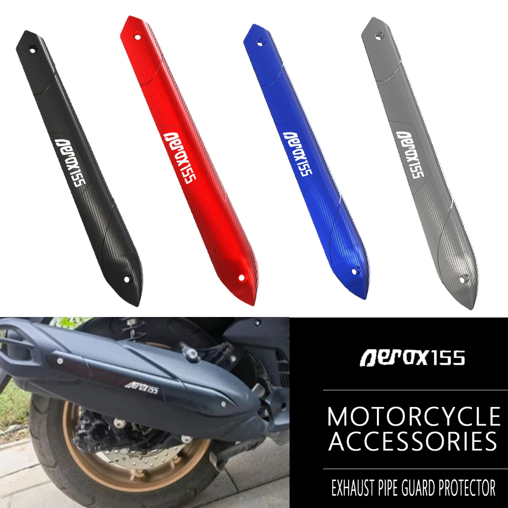 

Motorcycle Exhaust Cover Decorative Bracket Exhaust Pipe Protection Strip For YAMAHA NMAX155 AEROX155 NVX155 N-MAX 155 125 160