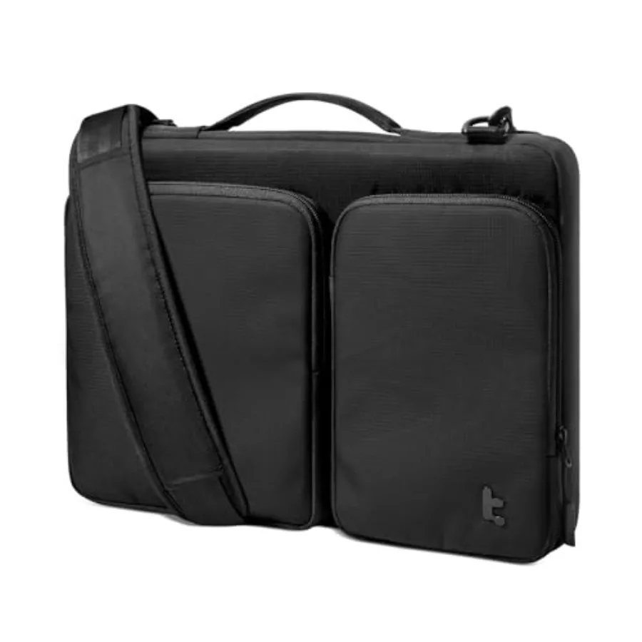 

360 Protective Laptop Shoulder Bag MacBook Pro M5/M4/M3/M2/M1 Pro/Max 2026-2019, Water-resistant Sleeve Dell XPS 15 Surface Boo