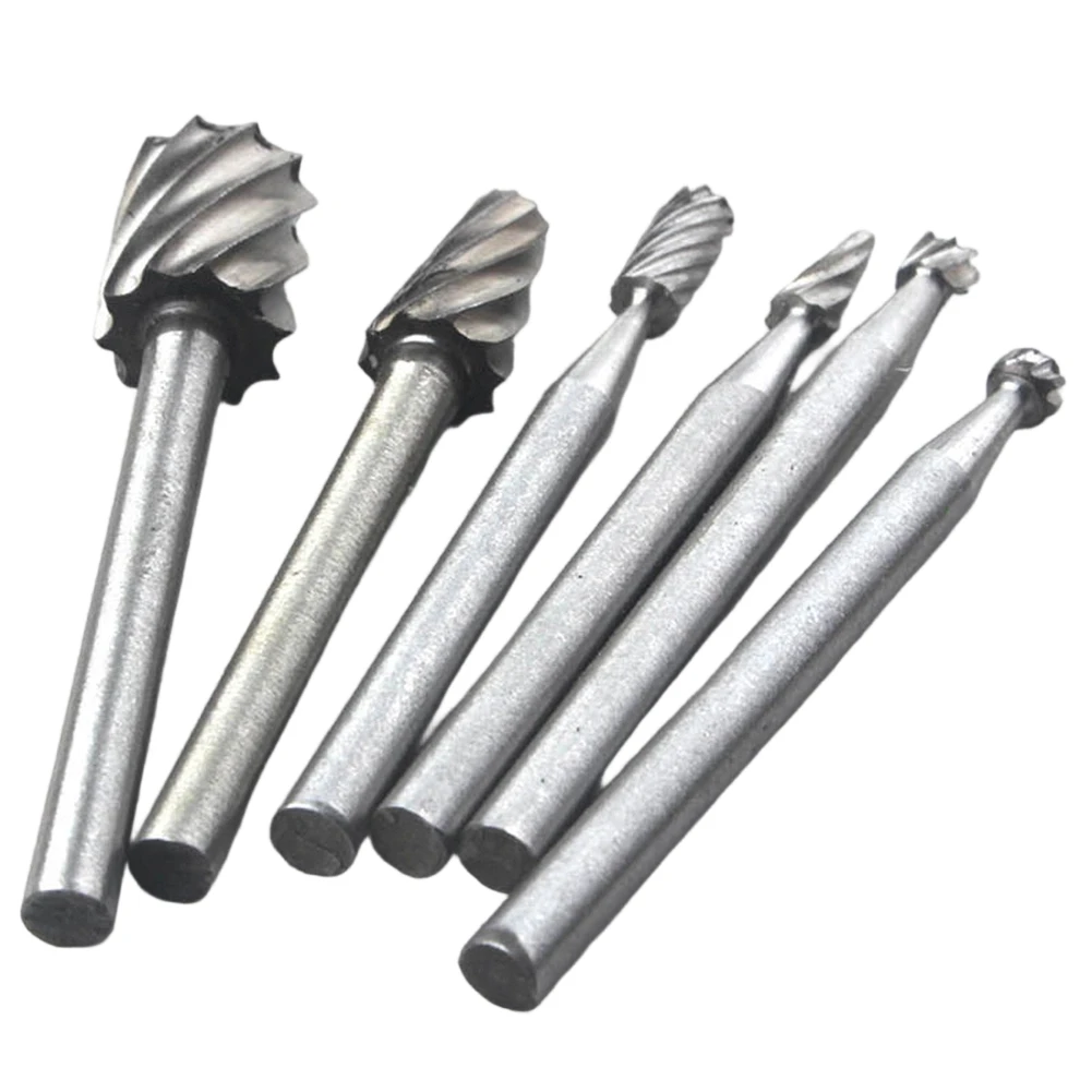 

20-Piece HSS Rotary File Set for Wood Carving Plastic Shaping and Soft Metal Grinding with 3.14mm Shank Compatibility