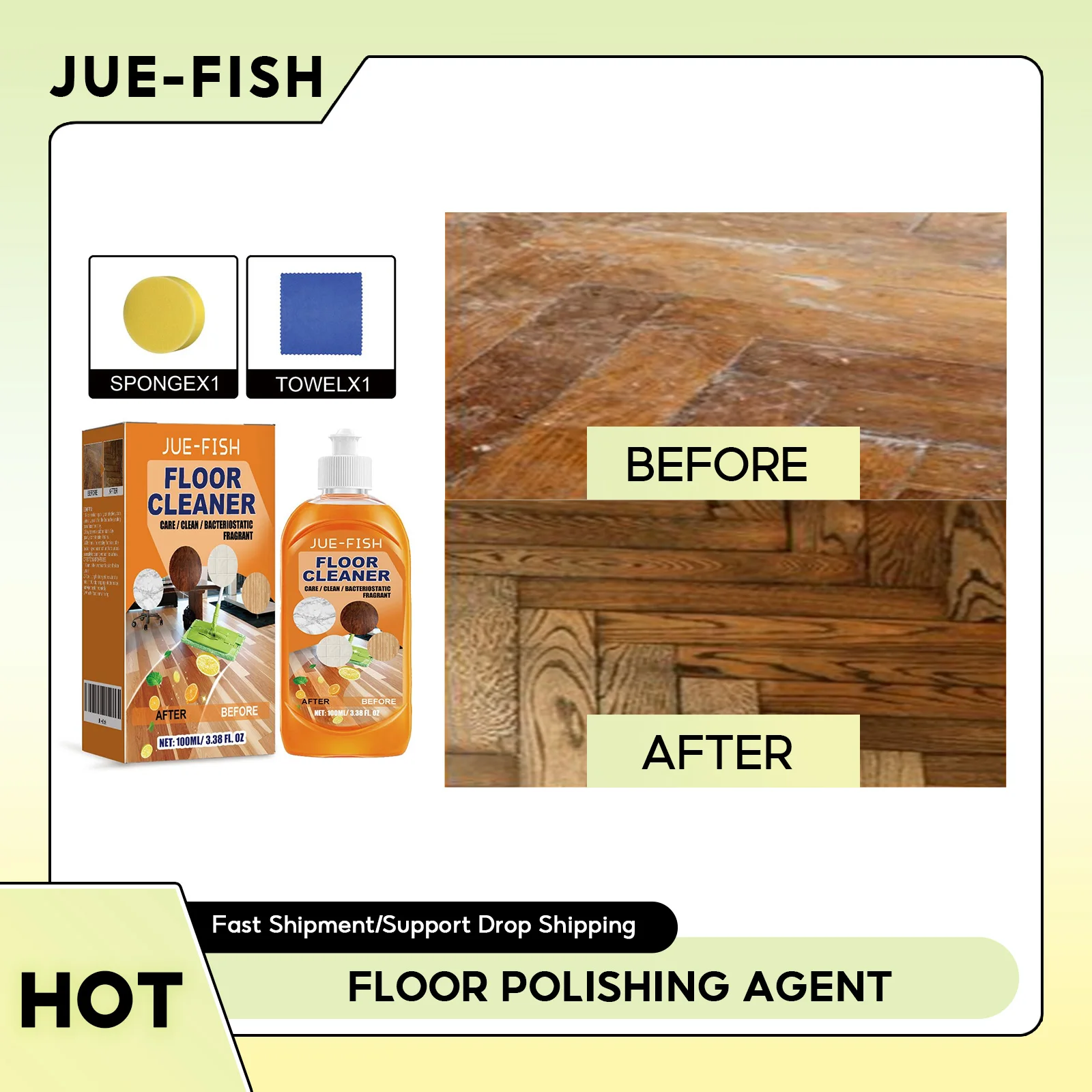 

Floor Polishing Agent Dirt Stain Removal Wooden Floor Renovating Ceramic Tiles Polishing Brighten Ceramic Tiles Cleaning Liquid