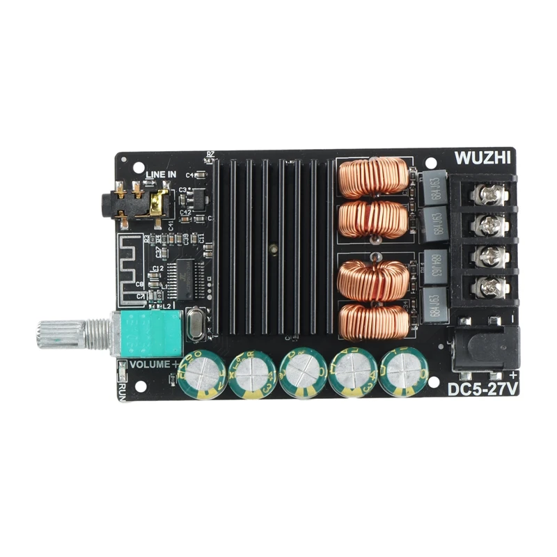 บลูทูธ 5.0 AUX TPA3116 เครื่องขยายเสียงดิจิตอล 2X100WลําโพงสเตอริโอAMPโมดูลเพลงบ้าน