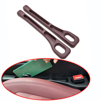 2pcs Car Seat Gap Plug Strip Side Seam Car Gap Filler Leak Proof Seat Gap Storage Organizer Decoration Accessories Universal