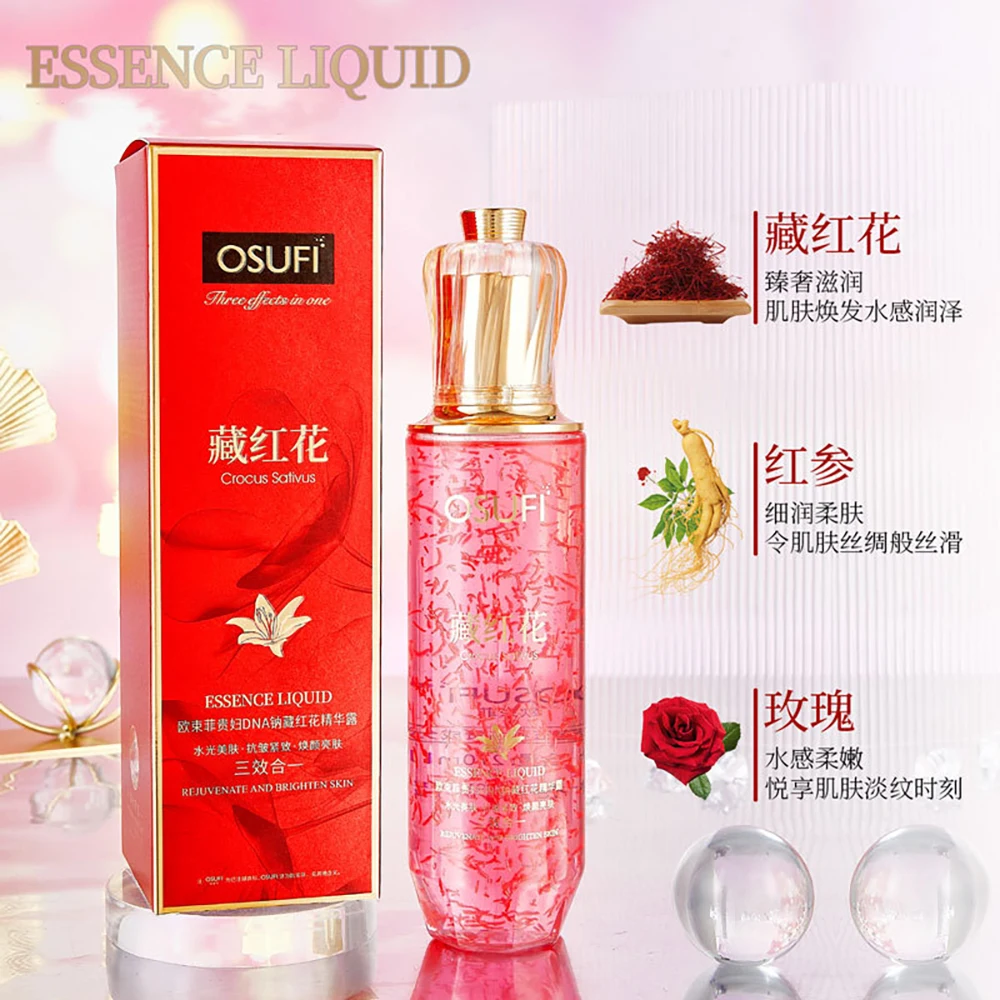 OSUFI DNA Sodium Saffron Essence Lady Firming Brighten Face Serum Soothing Moisturizing Korea Skin Care Products Cosmetics