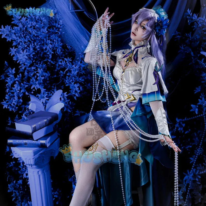 Aaa12 3Wuthering موجات Cantarella تأثيري حلي شعر مستعار فستان أغطية الرأس أقراط Rinascita Fisalia الأسرة حفلة الهالوين للنساء