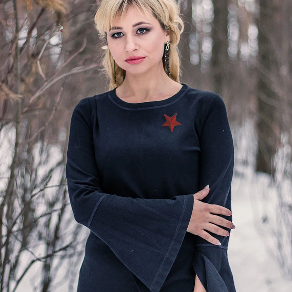 

8Pcs Metal Brooches Elegant Star Pattern Breastpins for Dresses Bags Scarves Chic Delicate Fashionable Female Brooches