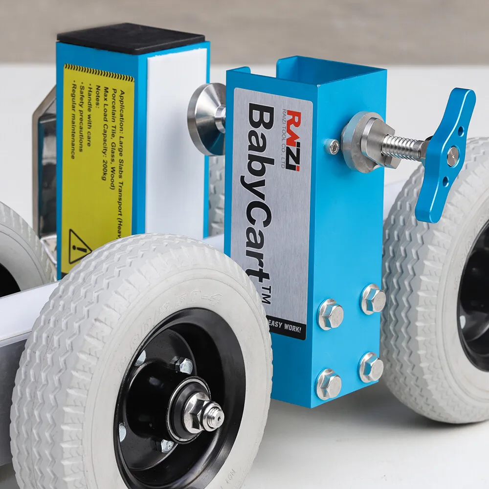 Raizi เครื่องมือ BabyCart หินอ่อนควอตซ์หินแกรนิต Slab รถเข็นขนส่ง Slab Dolly