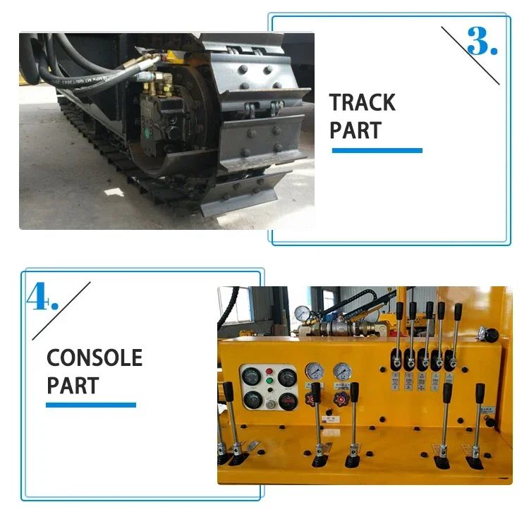 Гусеничная роторная установка для радиоуправляемого бурения Dth Rock Dth Hown Буровая установка для отверстий