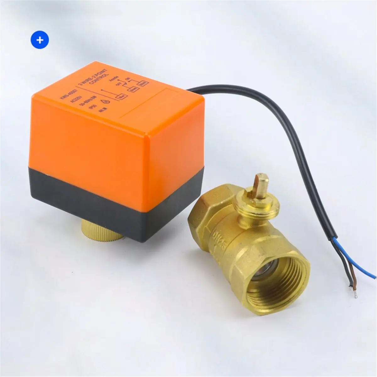 

Электрический шаровой кран N94R 3/4" из латуни, 2-ходовой, с электроприводом, DN20, трехпроводной, двухпозиционный, 220В